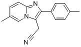 (6-METHYL-2-P-TOLYL-IMIDAZO[1,2-A]PYRIDIN-3-YL)-ACETONITRILE CAS#: 768398-03-4