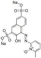 6-Methyl-2-[2-hydroxy-3,6-bis(sodiosulfo)-1-naphtylazo]pyridine 1-oxide CAS#: 73514-57-5