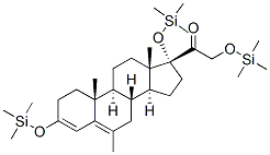 6-Methyl-3,17,21-tris[(trimethylsilyl)oxy]pregna-3,5-dien-20-one CAS#: 74298-97-8