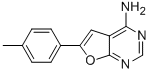 6-P-TOLYLFURO[2,3-D]PYRIMIDIN-4-AMINE CAS#: 744255-25-2