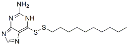6-(decyldithio)-1H-purin-2-amine CAS#: 78263-87-3