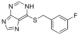 6-(m-Fluorobenzylthio)-1H-purine CAS#: 73972-54-0