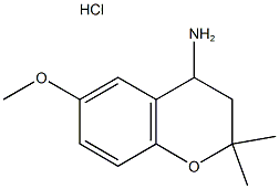 (6-methoxy-2,2-dimethyl-3,4-dihydro-2H-chromen-4-yl)amine(SALTDATA: HCl) CAS#: 752184-51-3