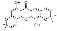 6,13-Dihydroxy-3,3,11,11-tetramethyl-3H,7H,11H-dipyrano[3,2-b:3',2'-h]xanthen-7-one CAS#: 77181-97-6