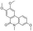 6(5H)-PHENANTHRIDINONE, 3,8,9-TRIMETHOXY-5-METHYL- CAS#: 79966-77-1