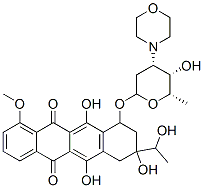 6,8,11-trihydroxy-8-(1-hydroxyethyl)-10-[(4S,5S,6S)-5-hydroxy-6-methyl -4-morpholin-4-yl-oxan-2-yl]oxy-1-methoxy-9,10-dihydro-7H-tetracene-5, 12-dione CAS#: 79867-79-1