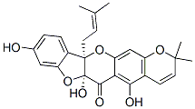 (6aS,11bR)-6a,11b-Dihydro-5,6a,9-trihydroxy-2,2-dimethyl-11b-(3-methyl-2-butenyl)-2H,6H-benzofuro[3,2-b]pyrano[3,2-g][1]benzopyran-6-one CAS#: 76464-71-6
