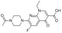 7-(4-ACETYL-PIPERAZIN-1-YL)-1-ETHYL-6-FLUORO-4-OXO-1,4-DIHYDRO-[1,8]NAPHTHYRIDINE-3-CARBOXYLIC ACID CAS#: 74274-70-7