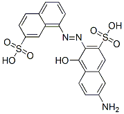 7-Amino-4-hydroxy-3-[(7-sulfo-1-naphtyl)azo]-2-naphthalenesulfonic acid CAS#: 75627-26-8