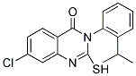 7-CHLORO-3-(2-ISOPROPYLPHENYL)-2-MERCAPTOQUINAZOLIN-4(3H)-ONE CAS#: 771499-56-0