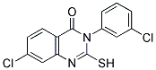 7-CHLORO-3-(3-CHLOROPHENYL)-2-MERCAPTOQUINAZOLIN-4(3H)-ONE CAS#: 793716-09-3