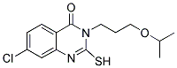 7-CHLORO-3-(3-ISOPROPOXYPROPYL)-2-MERCAPTOQUINAZOLIN-4(3H)-ONE CAS#: 749920-45-4