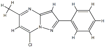 7-CHLORO-5-METHYL-2-PHENYLPYRAZOLO[1,5-A]PYRIMIDINE CAS#: 77506-96-8