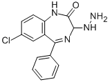 7-Chloro-3-hydrazino-5-phenyl-1,3-dihydro-2H-1,4-benzodiazepin-2-one CAS#: 75878-00-1