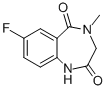 7-Fluoro-3,4-dihydro-4-methyl-1H-1,4-benzodiazepine-2,5-dione CAS#: 78755-80-3