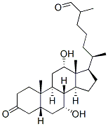 7 alpha,12 alpha-dihydroxy-3-oxo-5 beta-cholestan-26-al CAS#: 78094-13-0
