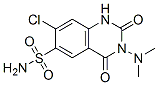 7-chloro-3-dimethylamino-2,4-dioxo-1H-quinazoline-6-sulfonamide CAS#: 75787-40-5