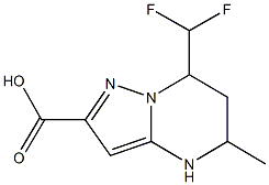 7-(difluoromethyl)-5-methyl-4,5,6,7-tetrahydropyrazolo[1,5-a]pyrimidine-2-carboxylic acid CAS#: 725699-03-6