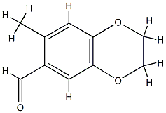 7-methyl-2,3-dihydro-1,4-benzodioxine-6-carbaldehyde(SALTDATA: FREE) CAS#: 724791-20-2