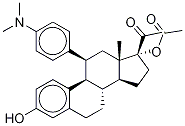 (11β)-17-(Acetyloxy)-11-[4-(diMethylaMino)phenyl]-3-hydroxy-19-norpregna-1,3,5(10)-trien-20-one CAS#: 709615-25-8