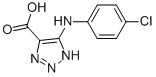 5-[(4-Chlorophenyl)amino]-1H-1,2,3-triazole-4-carboxylicacid CAS#: 72680-12-7