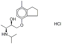(±)-erythro-(S*,S*)-1-[2,3-(Dihydro-7-methyl-1H-inden-4-yl)oxy]-3-[(1-methylethyl)amino]-2-butanolhydrochloride CAS#: 72795-01-8