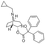 [1S,5R,(+)]-8-Cyclopropylmethyl-8-azabicyclo[3.2.1]octane-2β-ol diphenylhydroxyacetate CAS#: 73889-51-7