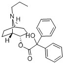 [1S,5R,(+)]-8-Propyl-8-azabicyclo[3.2.1]octane-2β-ol diphenylhydroxyacetate CAS#: 73889-52-8