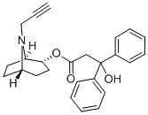 [1R,5S,(+)]-8-(2-Propynyl)-8-azabicyclo[3.2.1]octane-2α-ol diphenylhydroxyacetate CAS#: 73889-53-9