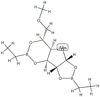 1-O,2-O:3-O,5-O-Bis(ethylboranediyl)-6-O-methyl-α-D-glucofuranose CAS#: 74792-97-5