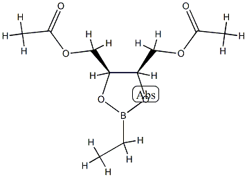 2-Ethyl-1,3,2-dioxaborolane-4α,5α-dimethanol diacetate CAS#: 74793-17-2