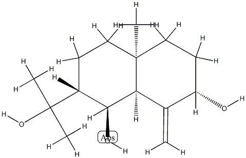 (8aS)-Decahydro-2α-(1-hydroxy-1-methylethyl)-4aα-methyl-8-methylene-1β,7α-naphthalenediol CAS#: 74799-33-0