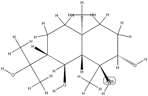 (8aS)-Decahydro-7β-(1-hydroxy-1-methylethyl)-1,4aβ-dimethyl-1α,2β,8α-naphthalenetriol CAS#: 74799-34-1