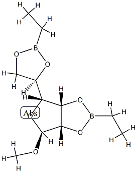 Methyl 2-O,3-O:5-O,6-O-bis(ethylboranediyl)-α-D-mannofuranoside CAS#: 74810-68-7