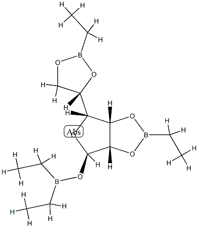 1-O-(Diethylboryl)-2-O,3-O:5-O,6-O-bis(ethylboranediyl)-β-L-gulofuranose CAS#: 74841-63-7