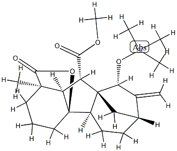 [4aα-Hydroxy-1-methyl-8-methylene-9β-[(trimethylsilyl)oxy]gibbane-1α,10β-dicarboxylic acid 10-methyl]1,4a-lactone CAS#: 75311-70-5