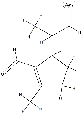 2-Formyl-α,3-dimethyl-2-cyclopentene-1-acetaldehyde CAS#: 75332-42-2