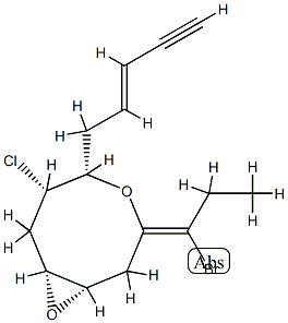 (1S,3Z,8R)-3-(1-Bromopropylidene)-6β-chloro-5β-[(E)-2-penten-4-ynyl]-4,9-dioxabicyclo[6.1.0]nonane CAS#: 75410-75-2