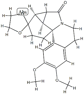 2,2-(Ethylenebisoxy)-15,16-dimethoxy-1β,7β-cycloerythrinan-8-one CAS#: 75444-10-9