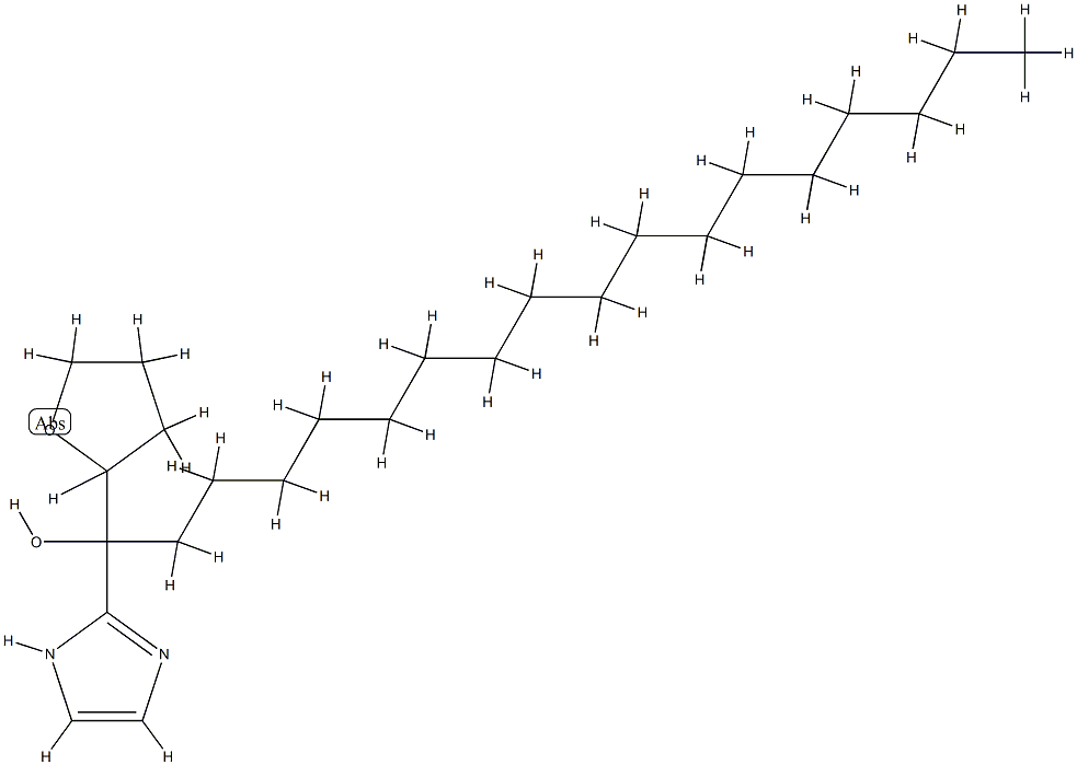 α-Heptadecyl-α-(tetrahydrofuran-2-yl)-1H-imidazole-2-methanol CAS#: 75601-38-6