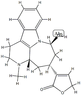 3-[(3aS)-1,2,3,3a,4,5α,6,7-Octahydro-7α-hydroxy-3-methyl-3,7a-diazacyclohepta[jk]fluoren-5-yl]-2(5H)-furanone CAS#: 75667-85-5