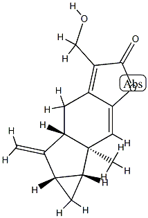 (4aS)-4aα,5,5aα,6,6aα,6b-Hexahydro-3-(hydroxymethyl)-5-methylene-6bβ-methylcyclopropa[2,3]indeno[5,6-b]furan-2(4H)-one CAS#: 76015-58-2