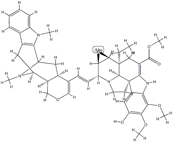 (5α,12S,19α)-2,3-Didehydro-8α-[(18E)-18,19-didehydroalstphyllan-18-yl]-6β,7β-epoxy-15-hydroxy-16,17-dimethoxyaspidospermidine-3-carboxylic acid methyl ester CAS#: 76282-39-8