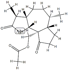 (3S,3aβ,6aβ,9bβ)-Dodecahydro-9aα-acetoxymethyl-3β,6α-dimethylazuleno[4,5-b]furan-2,9-dione CAS#: 76467-21-5