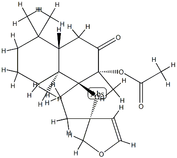(5'S,3R)-2''β-Acetoxy-3',4',4''aα,5'',6'',7'',8'',8''a-octahydro-2'',5'',5'',8''aβ-tetramethyldispiro[furan-3(2H),2'(5'H)-furan-5',1''(2''H)-naphthalen]-3''(4''H)-one CAS#: 76475-15-5
