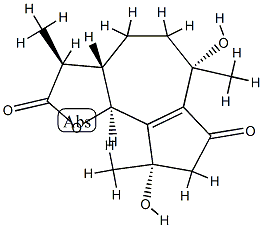 (3S)-3,3aβ,4,5,6,8,9,9bα-Octahydro-6α,9α-dihydroxy-3β,6,9-trimethylazuleno[4,5-b]furan-2,7-dione CAS#: 76564-29-9