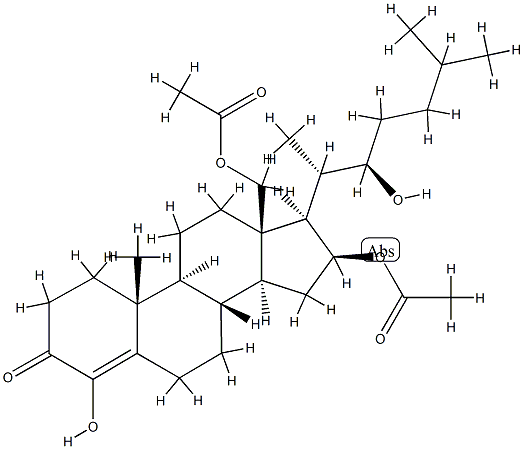 (22R)-16β,18-Diacetoxy-4,22-dihydroxycholest-4-en-3-one CAS#: 76907-70-5