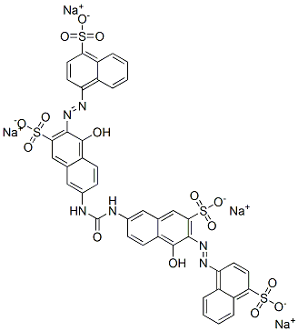 7,7'-(Carbonyldiimino)bis[4-hydroxy-3-[(4-sulfo-1-naphthalenyl)azo]-2-naphthalenesulfonic acid]tetrasodium salt CAS#: 72845-31-9