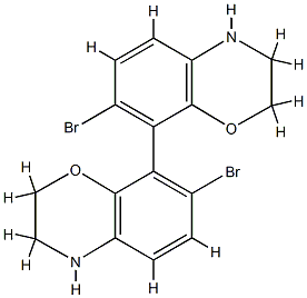 7,7'-Dibromo-3,3',4,4'-tetrahydro-2H,2H'-8,8'-bi-1,4- benzoazine CAS#: 781626-08-2