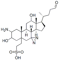 (7,7-azo-3,12-dihydroxy-5-cholan-24-oyl)-2-aminoethanesulfonic acid CAS#: 72741-86-7